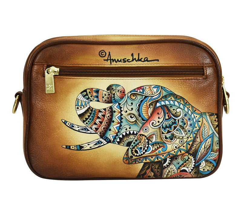Anuschka Painted Leather Twin TopMessenger — View 2
