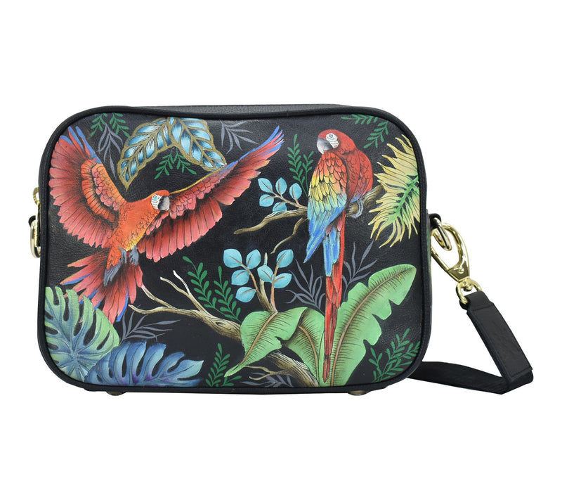 Anuschka Painted Leather Twin TopMessenger — View 10
