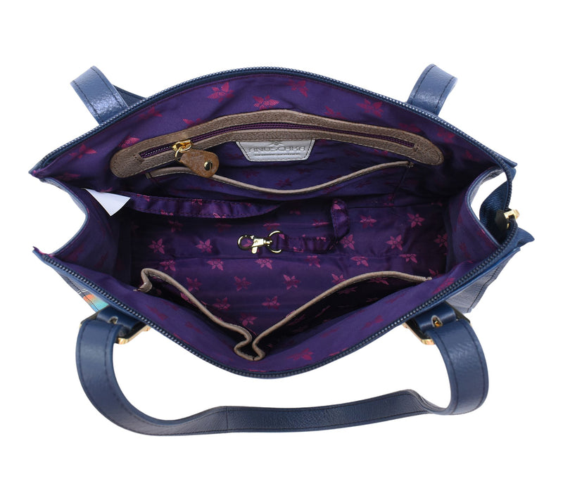 Anuschka Painte d Leather Large Shoulder Bag — View 3