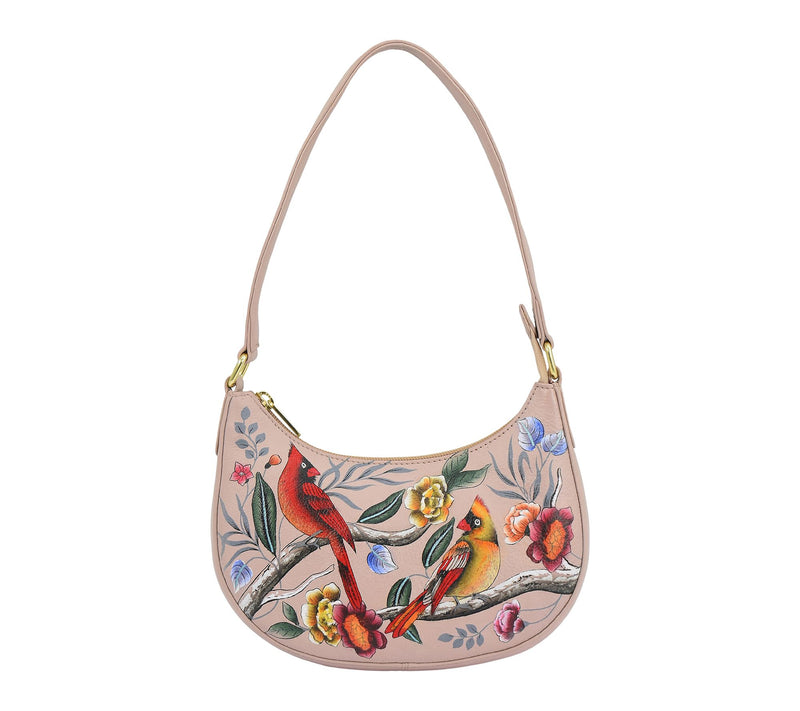 Anuschka Painted Leather Small Shoulder Bag — Main view