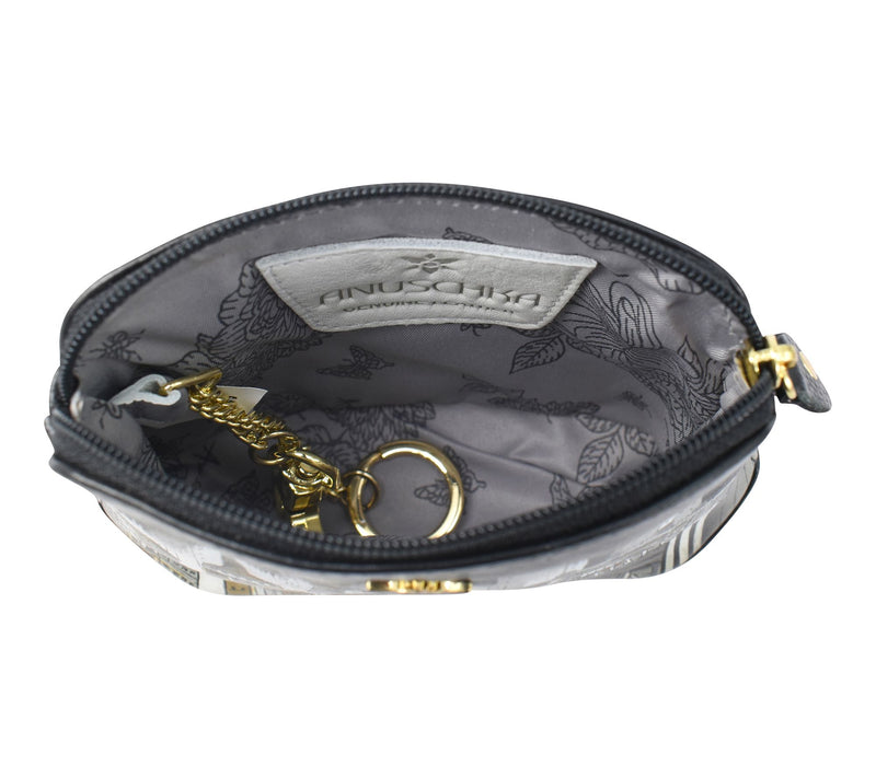 Anuschka Painted Leather Multi- Purpose Zip Pouch — View 3