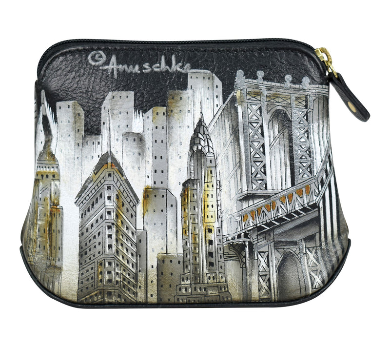 Anuschka Painted Leather Multi- Purpose Zip Pouch — View 2