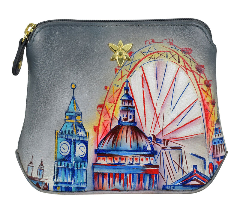 Anuschka Painted Leather Multi- Purpose Zip Pouch — View 11