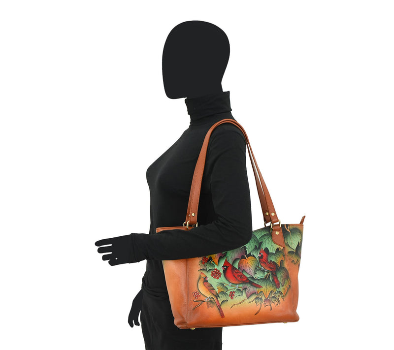 Anuschka Painted Leather Large Tote — View 4