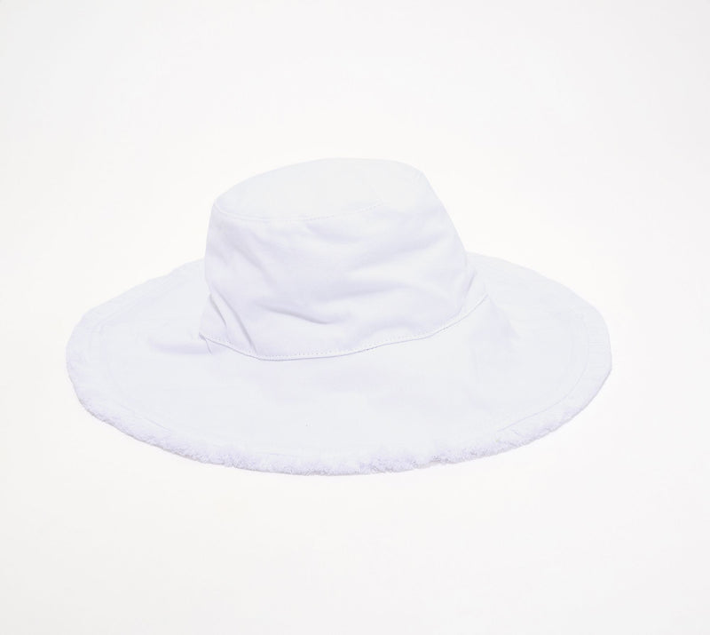 Sprigs Big Brim Fringe Sun Hat with Removable Ties & Ponytail Slit — View 18