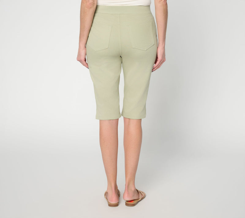 Denim & Co. Petite Comfy Knit Air Slim Leg — View 7
