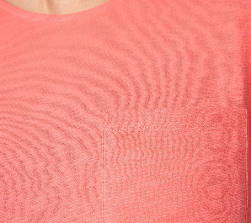 Denim & Co. Essentials Linen Blend Dolman Sleeve Top w/ Pocket — View 6