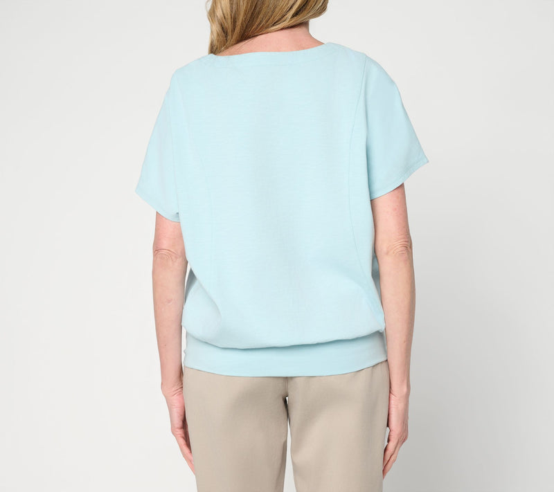 Martha Stewart Signature Essentials Dolman Sleeve Knit Top — View 4