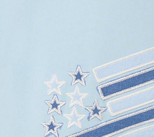 Driftwood Jeans Teddy Crew Neck Pullover - Patriotic Patch — View 8