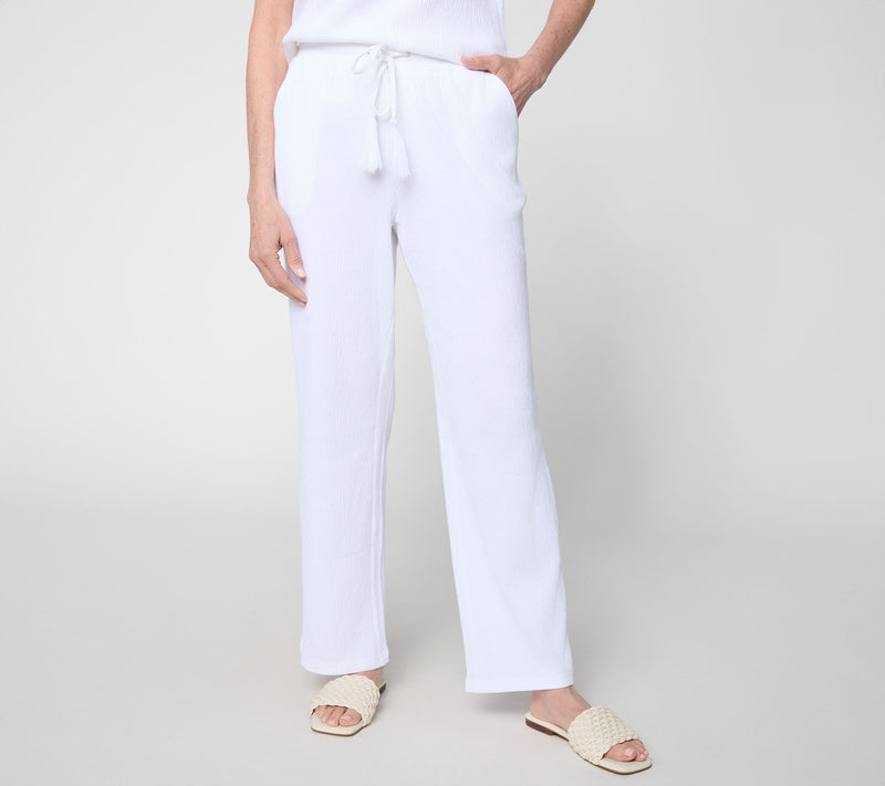 Belle by Kim Gravel Petite Packabelle Slay the Vacay Straight Pants — View 18