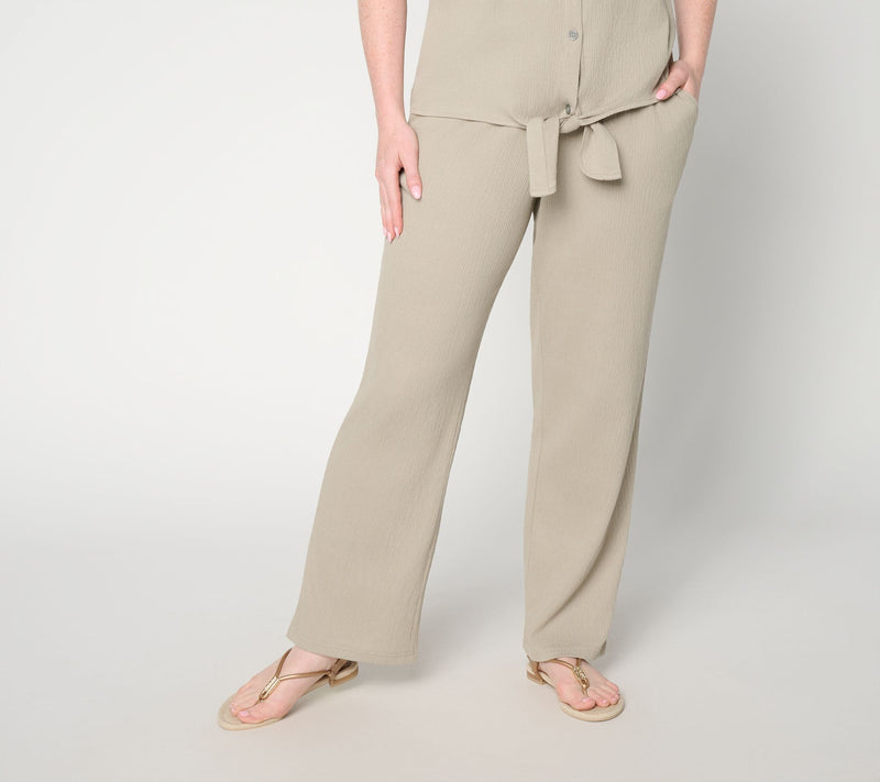Belle by Kim Gravel Tall Packabelle Slay the Vacay Straight Pants — View 17