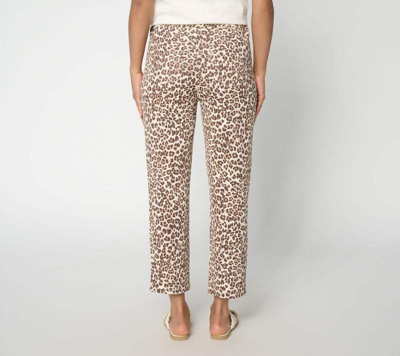 Belle by Kim Gravel Regular ScubaLuxe 5 Pocket Crop Pant — View 4