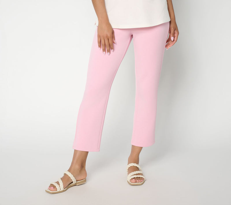 Belle by Kim Gravel Regular ScubaLuxe 5 Pocket Crop Pant — View 19