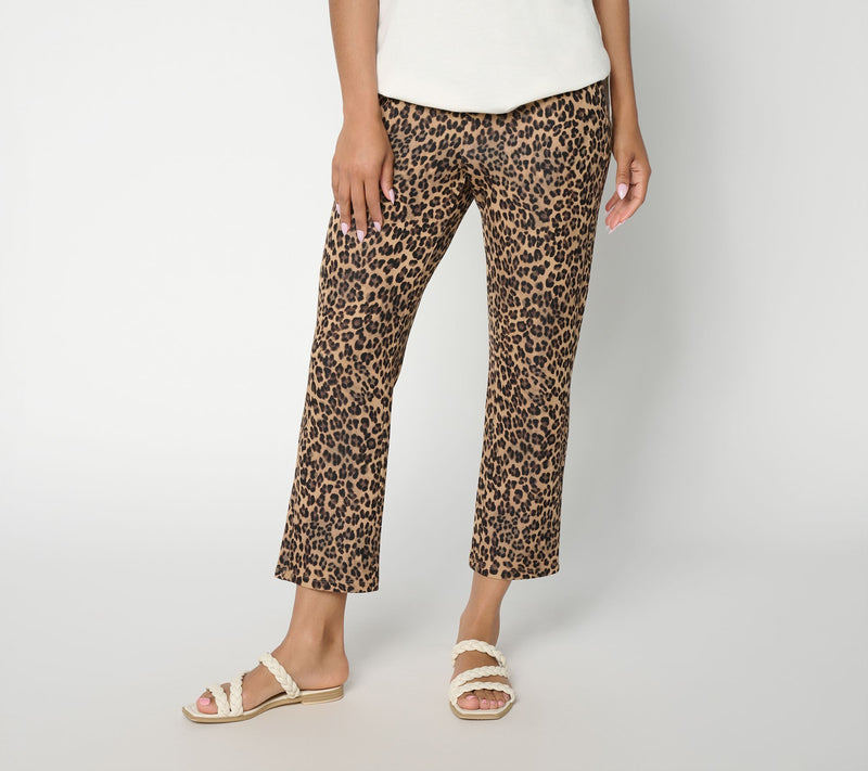 Belle by Kim Gravel Petite ScubaLuxe 5 Pocket Crop Pant — View 17