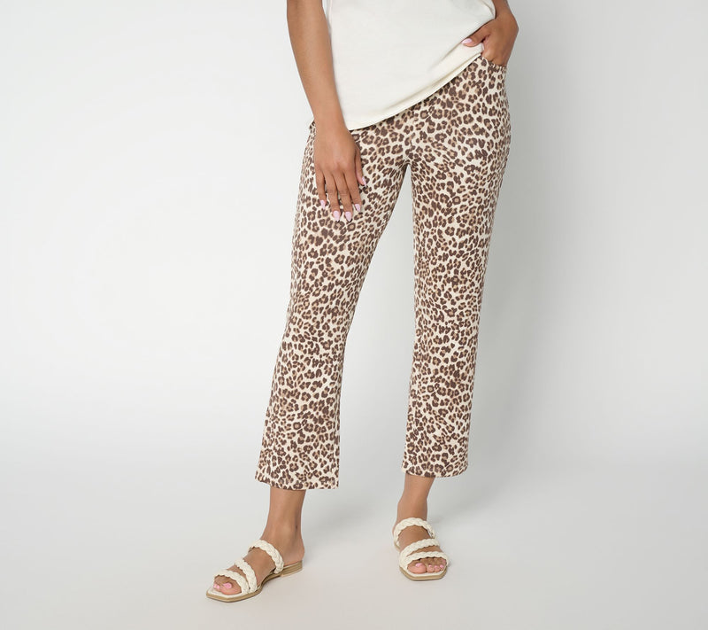 Belle by Kim Gravel Tall ScubaLuxe 5 Pocket Crop Pants — Main view