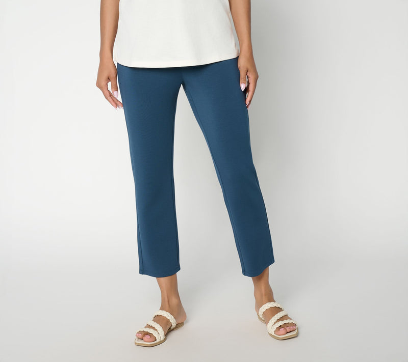Belle by Kim Gravel Tall ScubaLuxe 5 Pocket Crop Pants — View 18