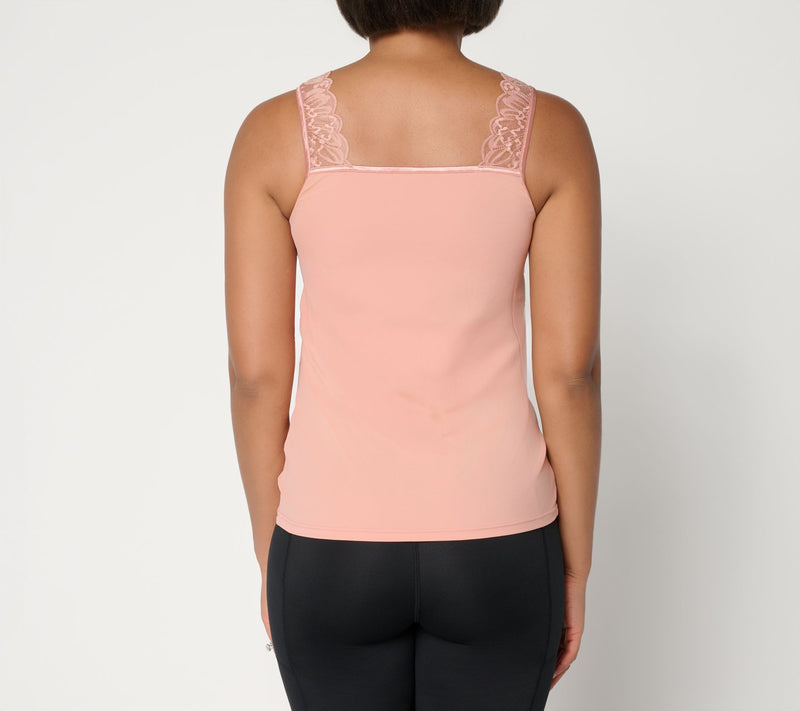 Breezies Lace Seamless Square Neckline Camisole — View 13