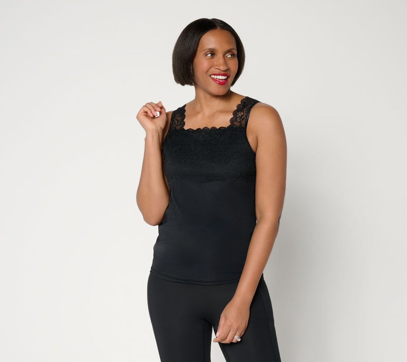 Breezies Lace Seamless Square Neckline Camisole — Main view