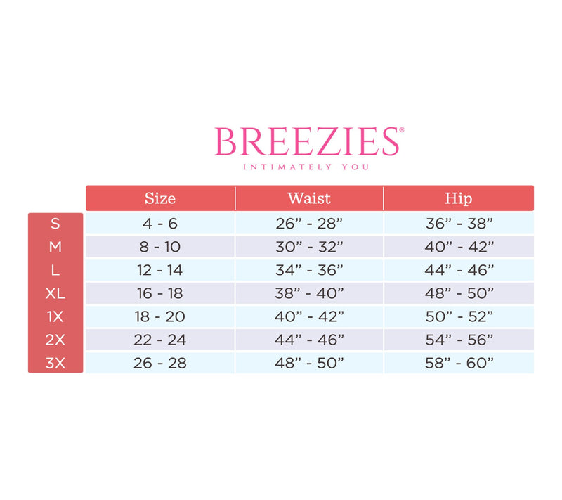 Breezies Slip Short with Lace Trim Set of 2 — View 8