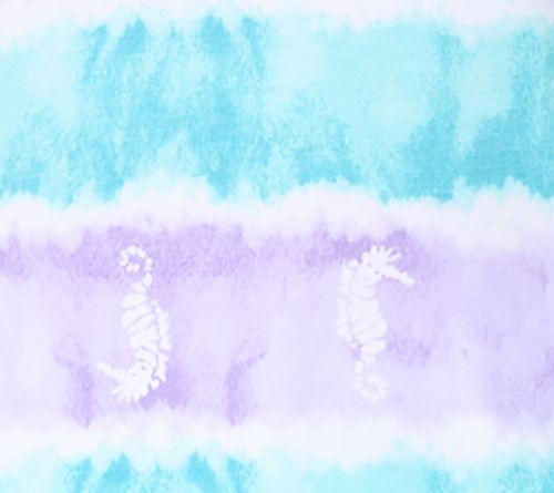 Denim & Co. Regular Watercolor Striped Tunic w/ Beach Motif — View 9