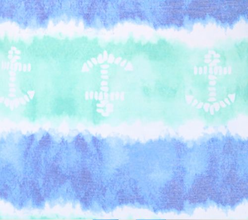 Denim & Co. Regular Watercolor Striped Tunic w/ Beach Motif — View 11