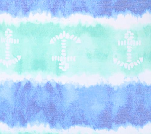 Denim & Co. Petite Watercolor Striped Tunic w/ Beach Motif — View 11