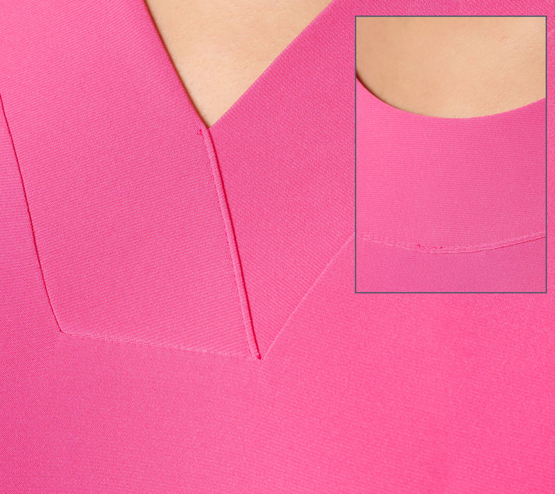 Attitudes by Renee Como Jersey Reversible Neckline Top — View 6