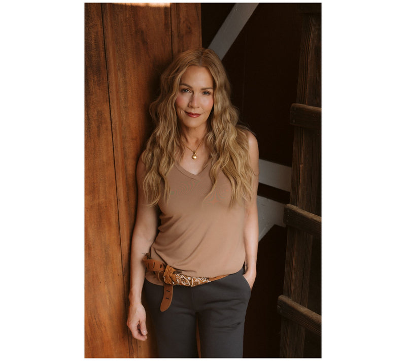 Me by Jennie Garth EcoVero Knit Tank Top — View 8