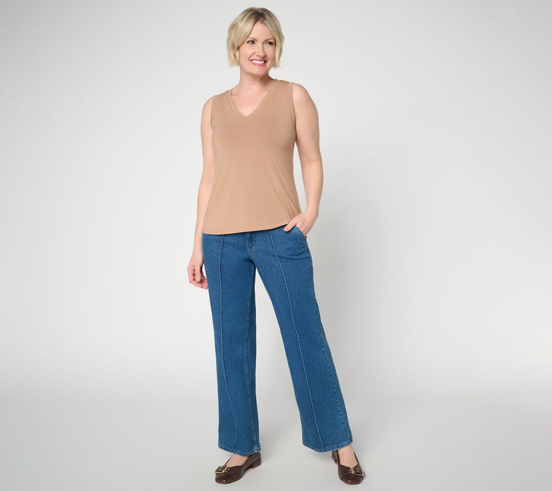 Me by Jennie Garth EcoVero Knit Tank Top — View 5