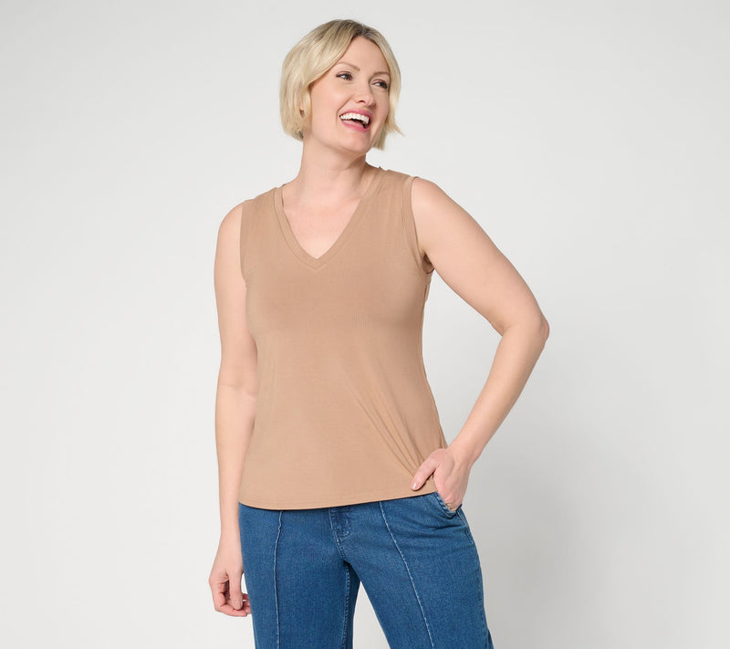 Me by Jennie Garth EcoVero Knit Tank Top — View 13