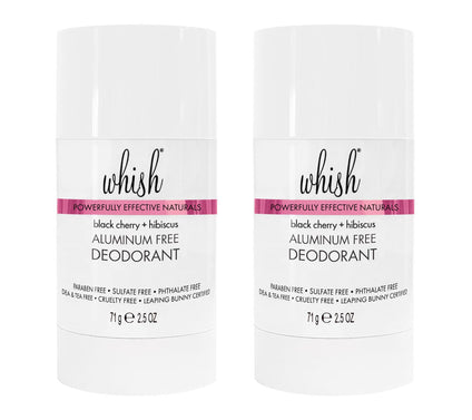Whish 2.5oz Deodorant Stick Duo