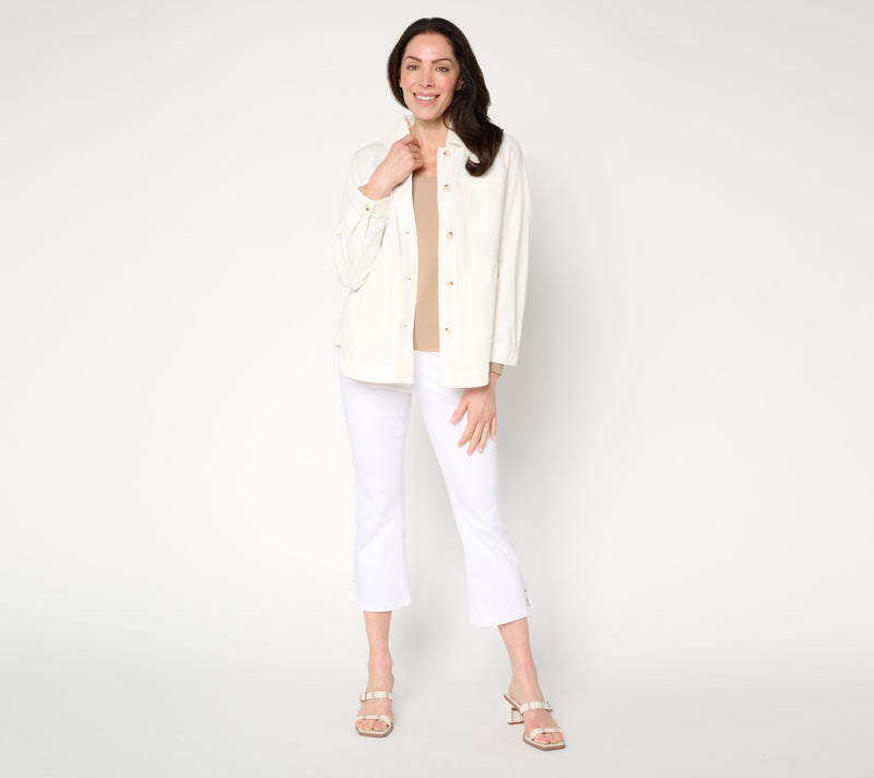 Liverpool Los Angeles Weekender Shirt Jacket - Swiss Cream — View 6