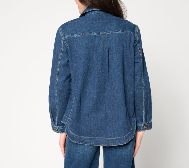 Liverpool Los Angeles Weekender Shirt Jacket - Cooper Beach — View 7