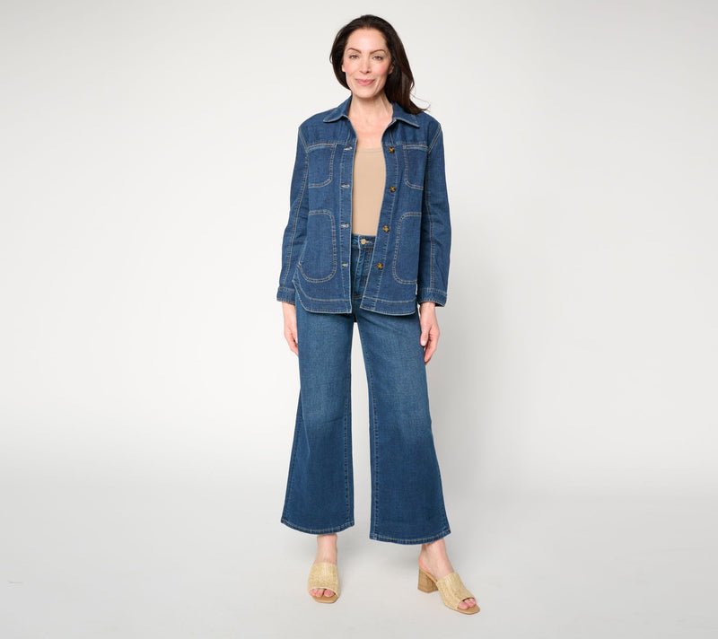 Liverpool Los Angeles Weekender Shirt Jacket - Cooper Beach — View 8