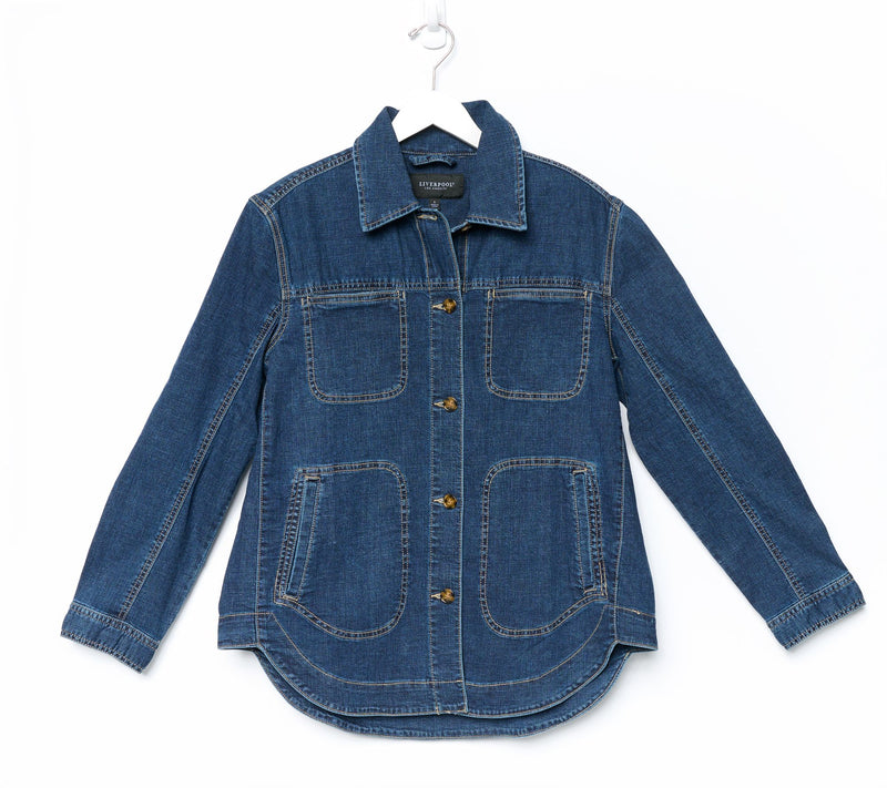 Liverpool Los Angeles Weekender Shirt Jacket - Cooper Beach — View 12