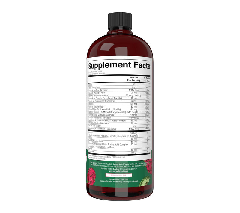 MaryRuth's Liquid Morning Multivitamin Dragonfruit 30-oz Serving — View 4