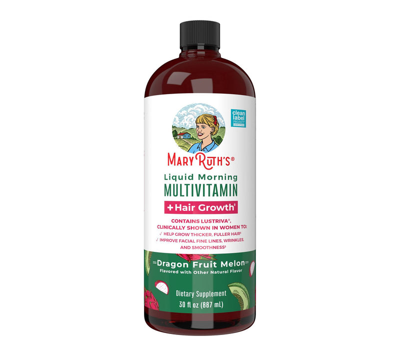 MaryRuth's Liquid Morning Multivitamin Dragonfruit 30-oz Serving — View 2