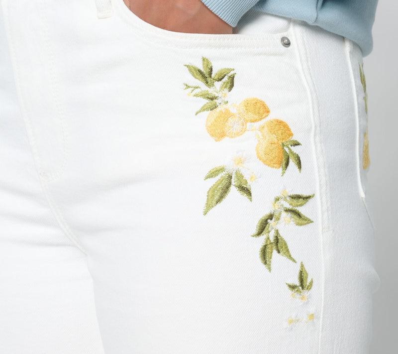 Driftwood Jeans IRA Straight Leg Jeans - Limoncello — View 5