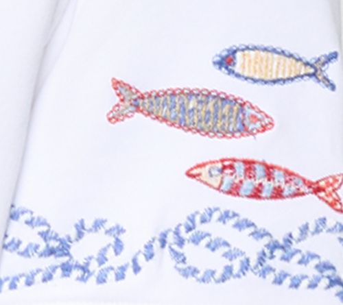 Driftwood Jeans Short Sleeve Henley Top - Going Coastal — View 2