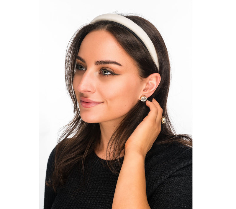 Violet and Brooks Bridget Mini Puff Headband — View 2