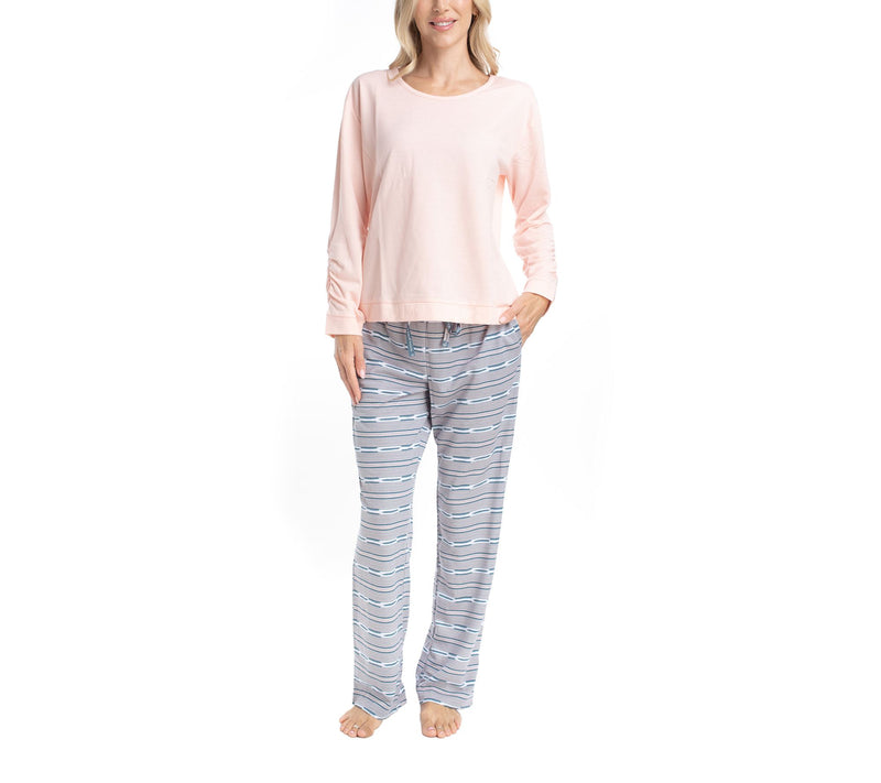 MUK LUKS Sweater Weather PJ Set — View 13