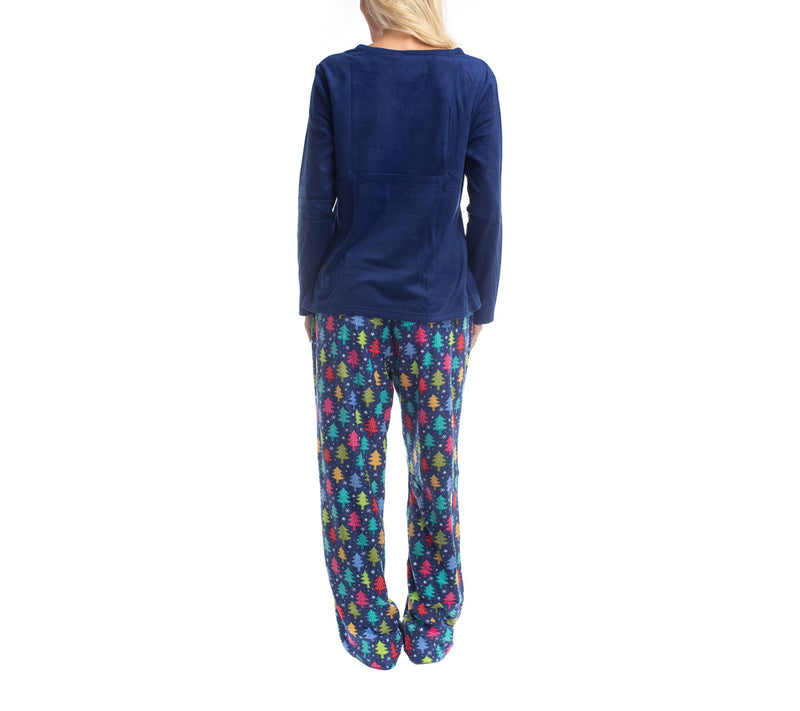 Goodnight Kiss Ladies' PJ Set & Slipper Sock Bundle — View 6