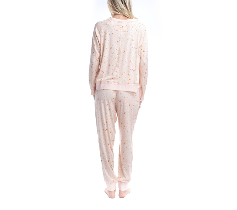 Ocean Pacific Sandy Sundown Long Sleeve PJ Set — View 4