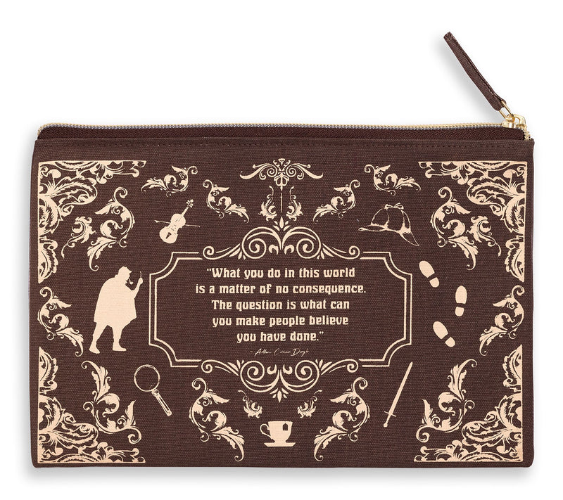 Steel Mill & Co. Sherlock Holmes Zip Pouch — View 2