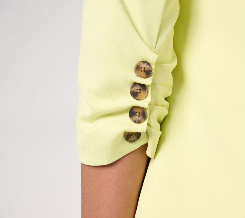 Studio Park x Amy Stran Ruched 3/4 Sleeve Blazer — View 6