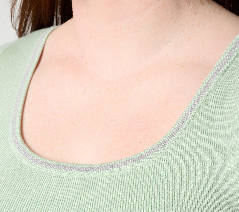RM Studio x Rebecca Minkoff Compact Knit Luxe Tank with Trim — View 5