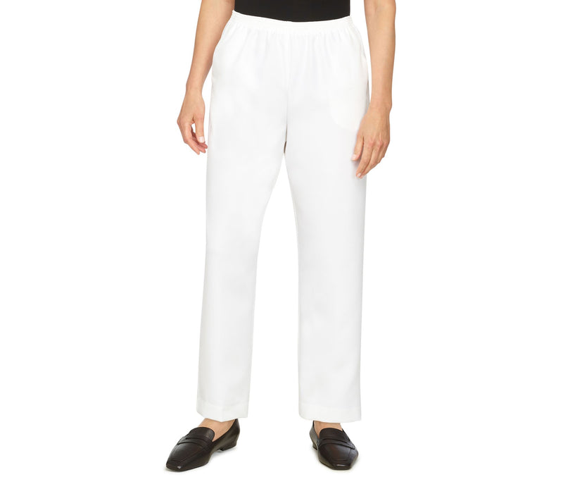 Alfred Dunner Pull-On Straight-Leg Short Pants — View 3