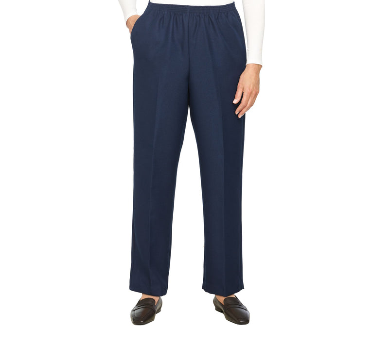 Alfred Dunner Pull-On Straight-Leg Short Pants — View 18