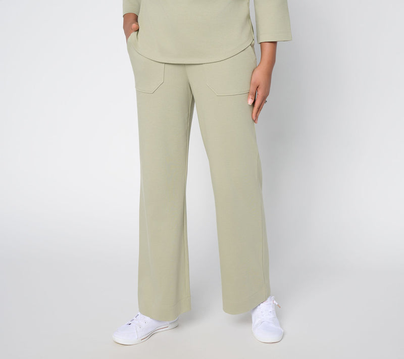 Martha Stewart Signature Tall Skylands Knit Wide Leg Pants — View 13