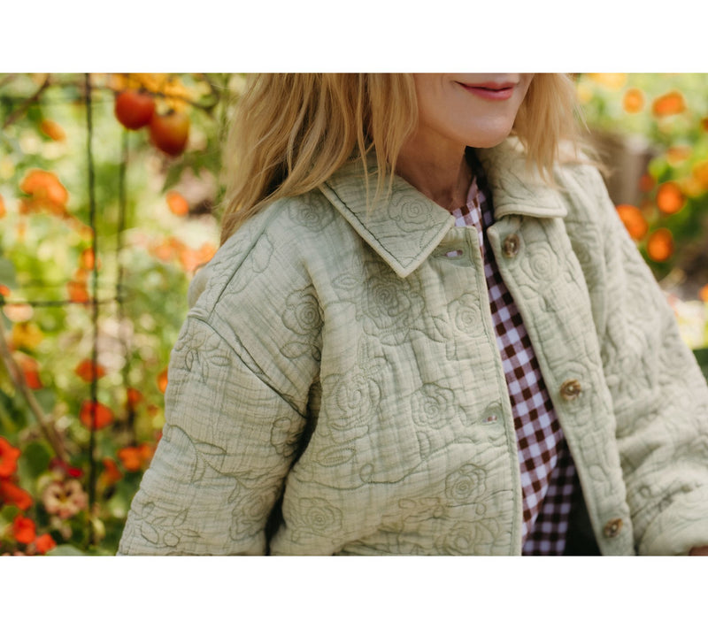 Me by Jennie Garth 100% Cotton Embroidered Novelty Jacket — View 6
